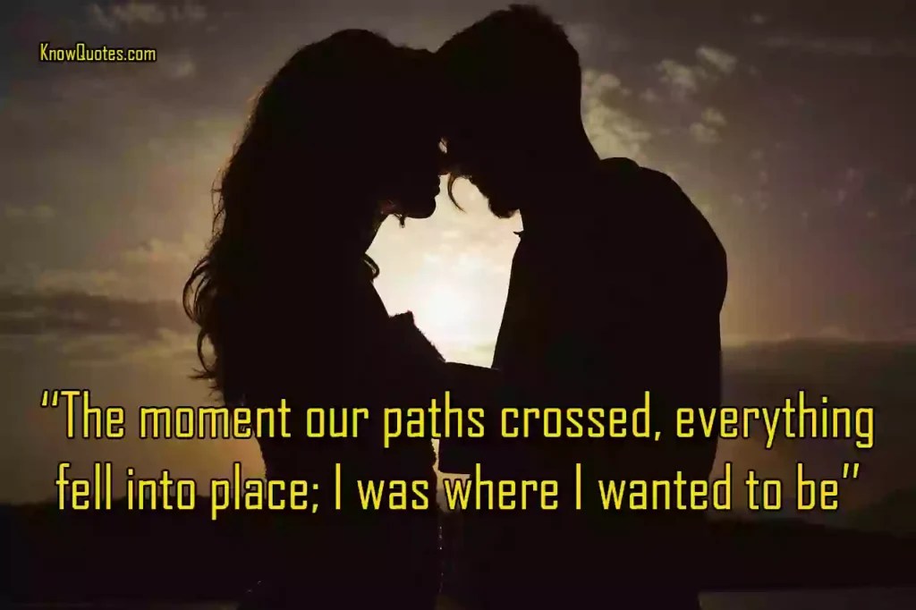 Quotes about finding sudden love