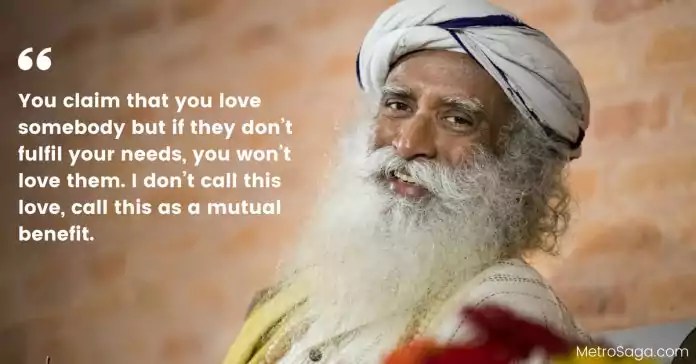 sadhguru quotes on love Sadhguru Quotes On Relationship | Knowquotes.com
