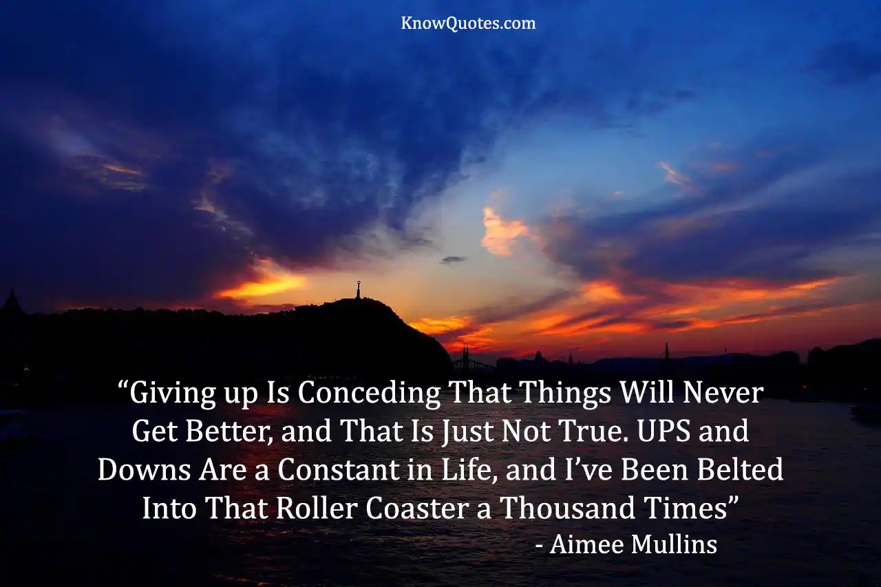 Quotes UPS And Downs