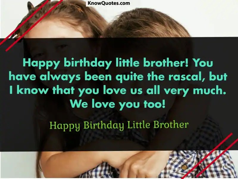 Quotes Birthday Wishes For Brother