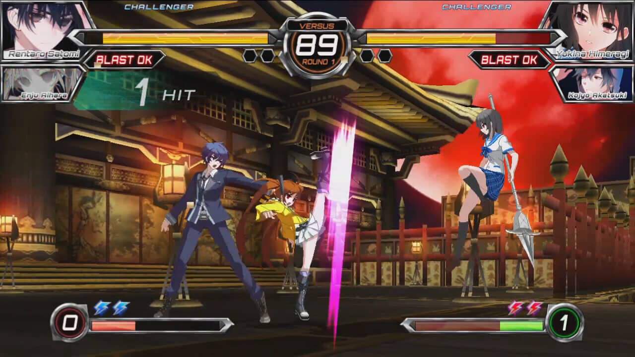 Review Dengeki Bunko Fighting Climax PSP Simple Combat