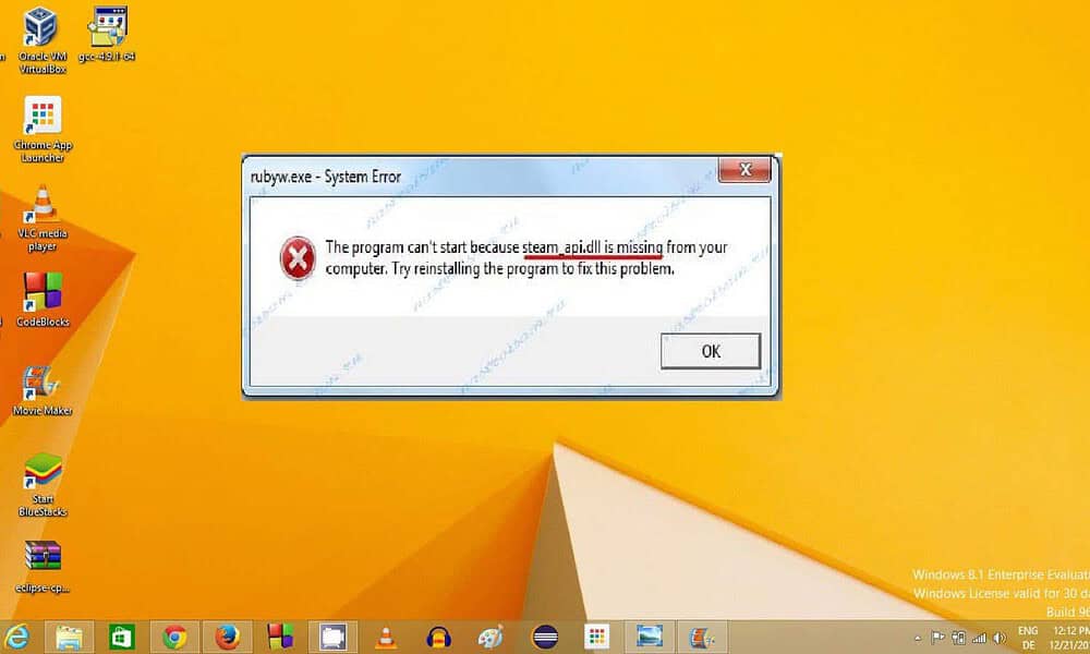 What Do You If Your Computer Doesn't Have Steam_Api.dll?