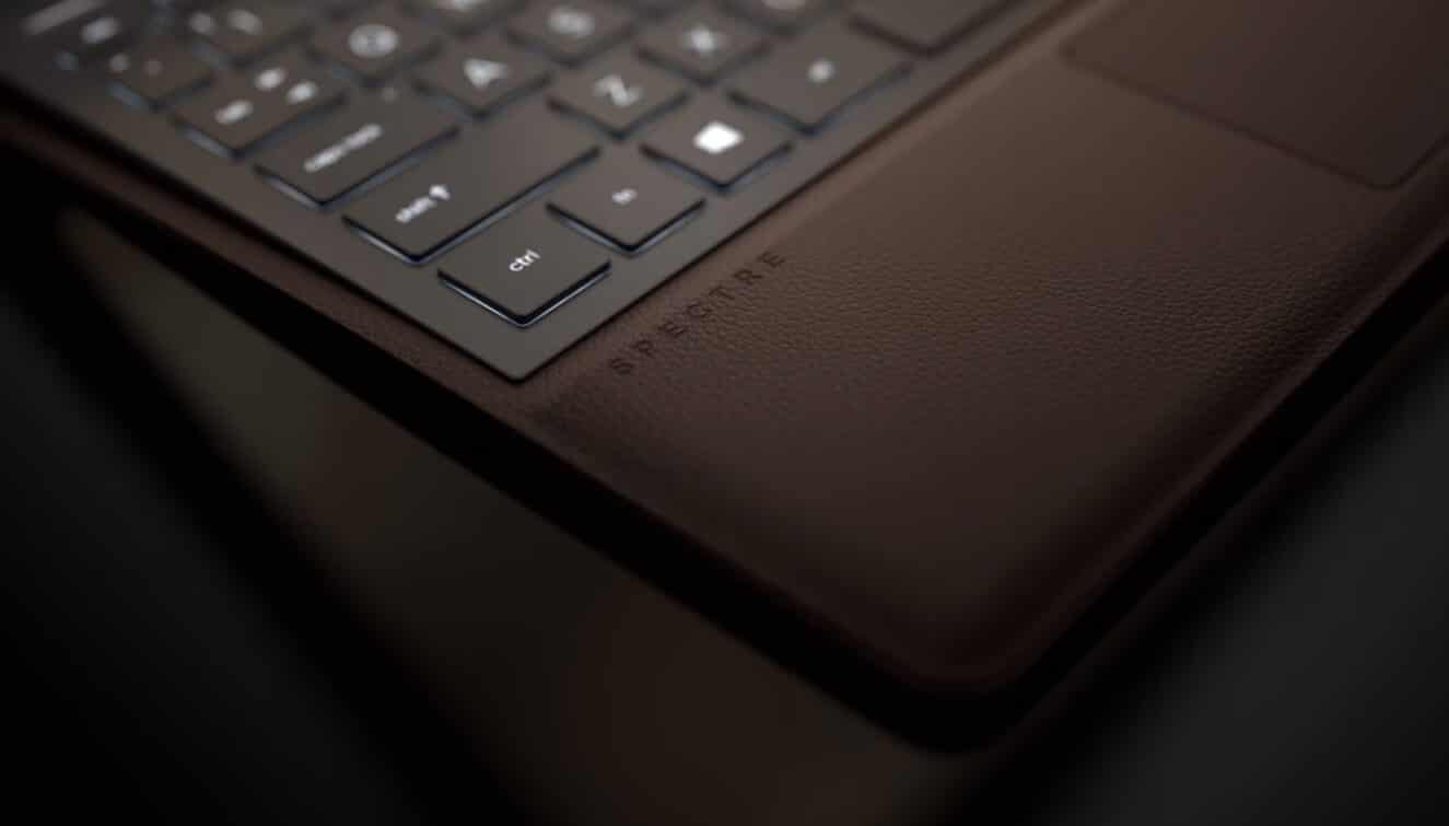 For some reason, HP thought the world needed a leather laptop