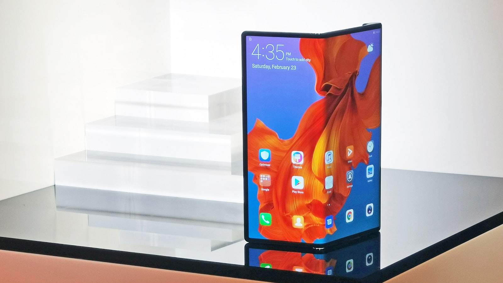 Huawei's Mate X is a foldable phone that runs 2,600