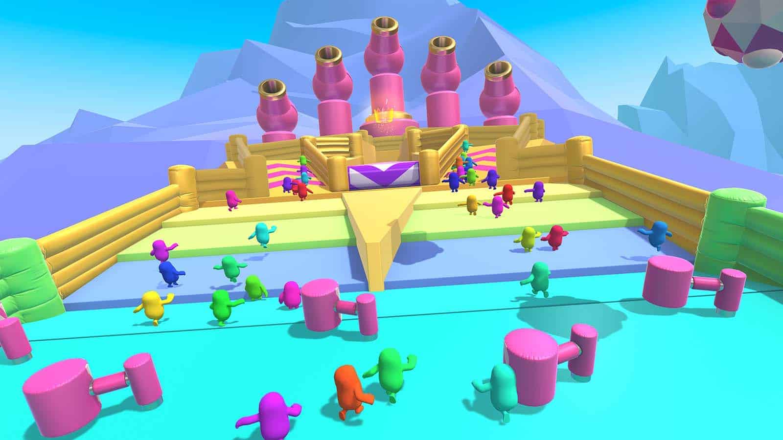 Handson Fall Guys is a fastpaced, physical multiplayer game show