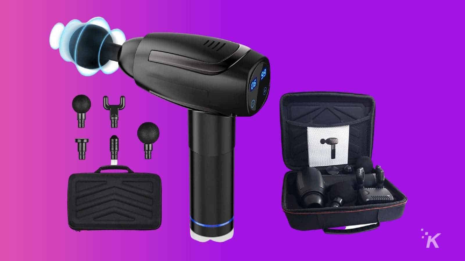 This ZTECH percussion massage gun is down to an insane 59 right now