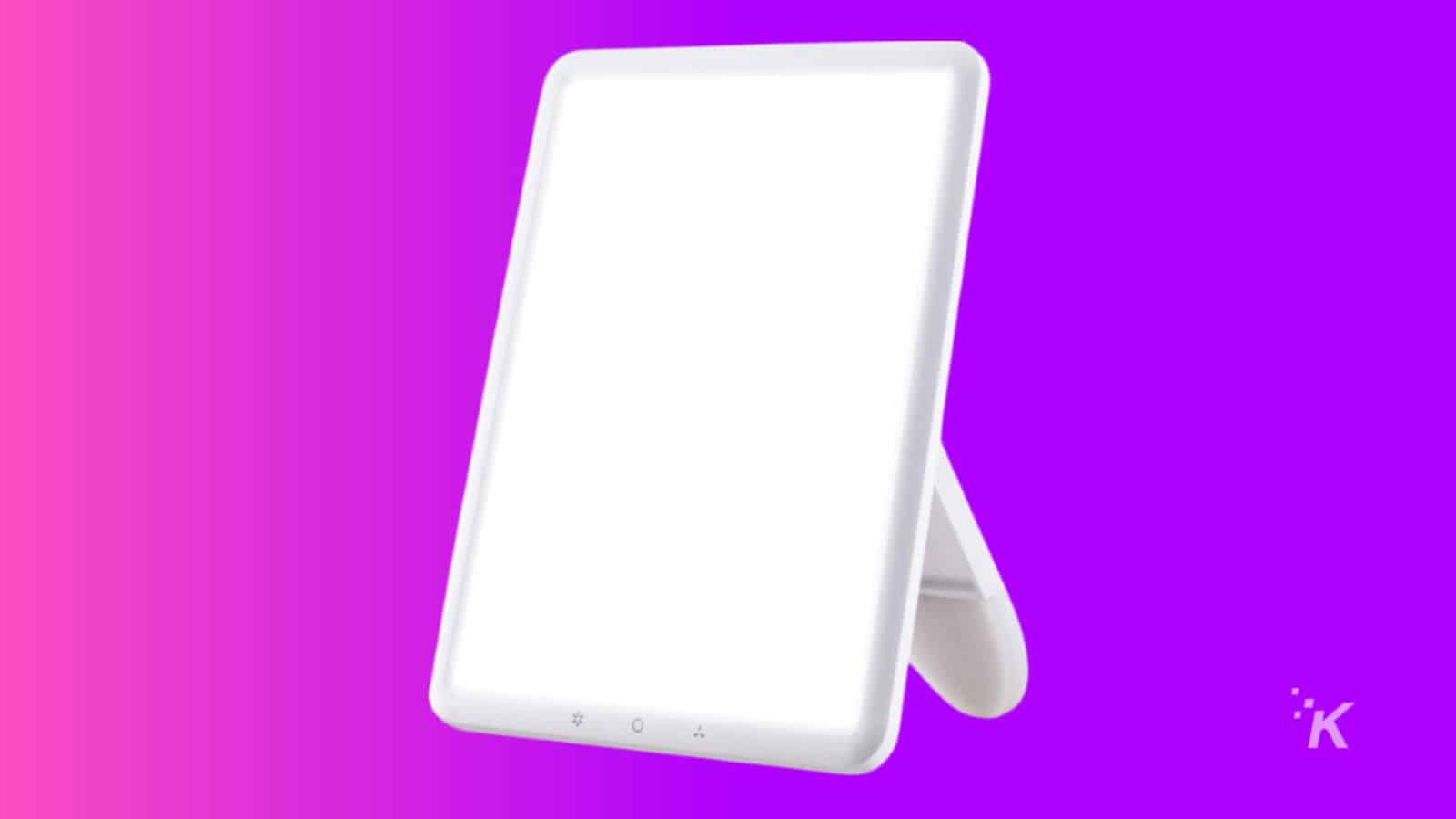 Slap a light therapy lamp on your desk for just 20