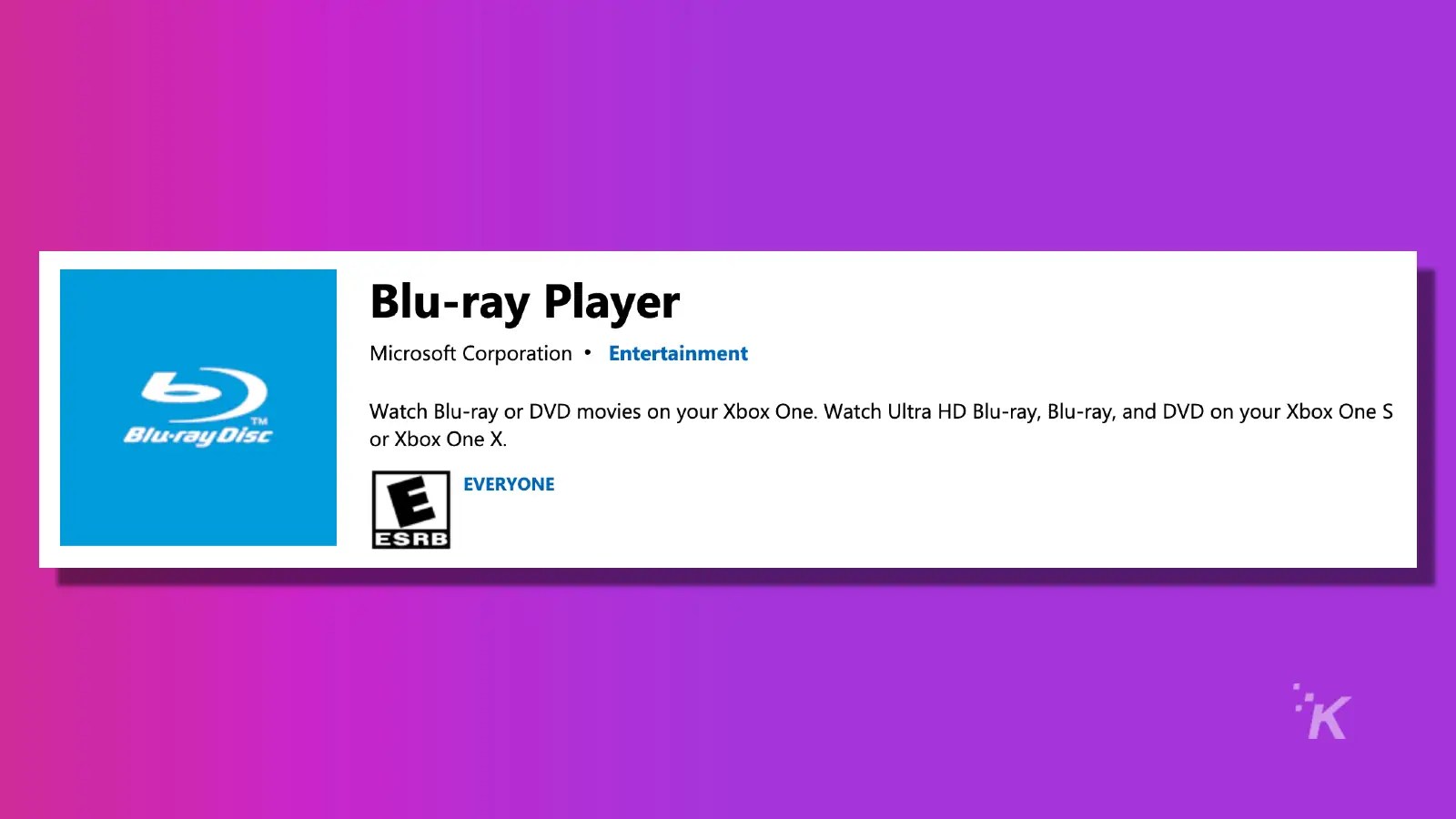 Can the Xbox One play Bluray movies? KnowTechie