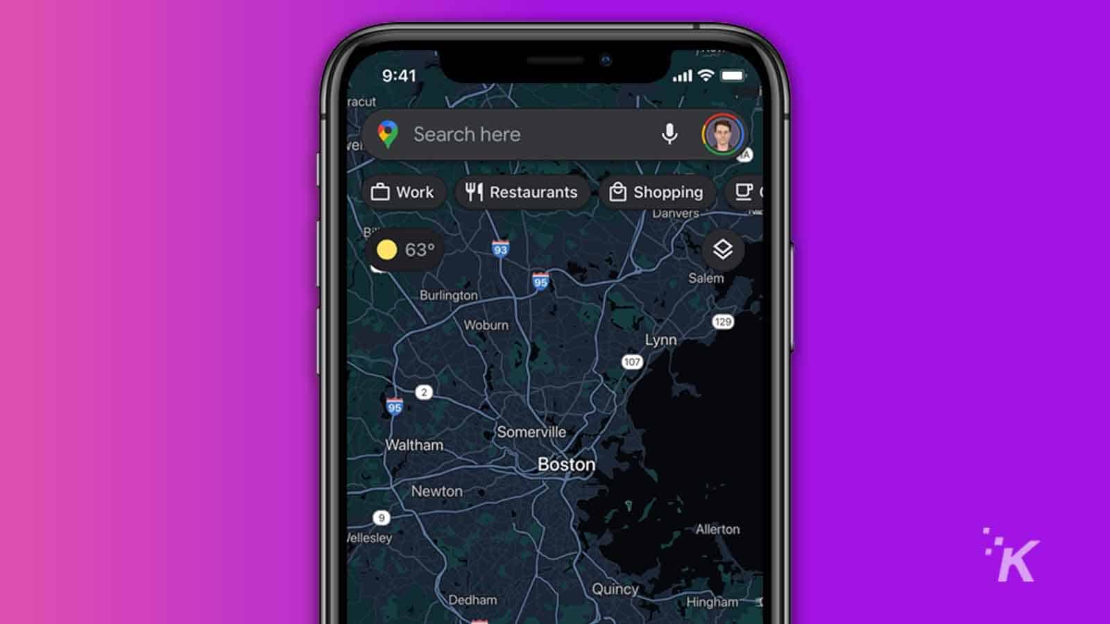 How to turn on dark mode for Google Maps on iOS