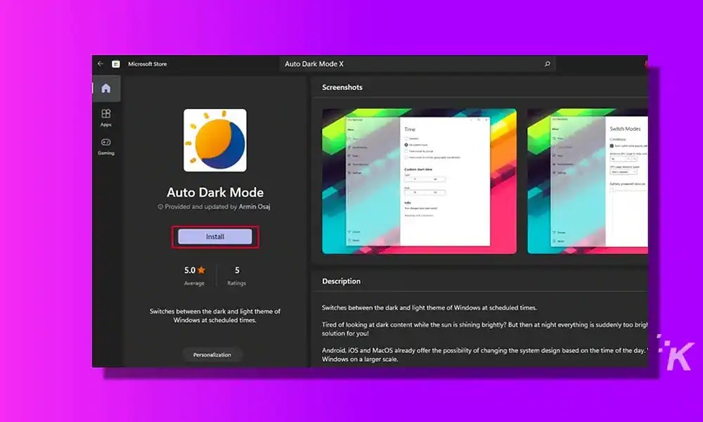 How to schedule dark mode in Windows 11 automatically