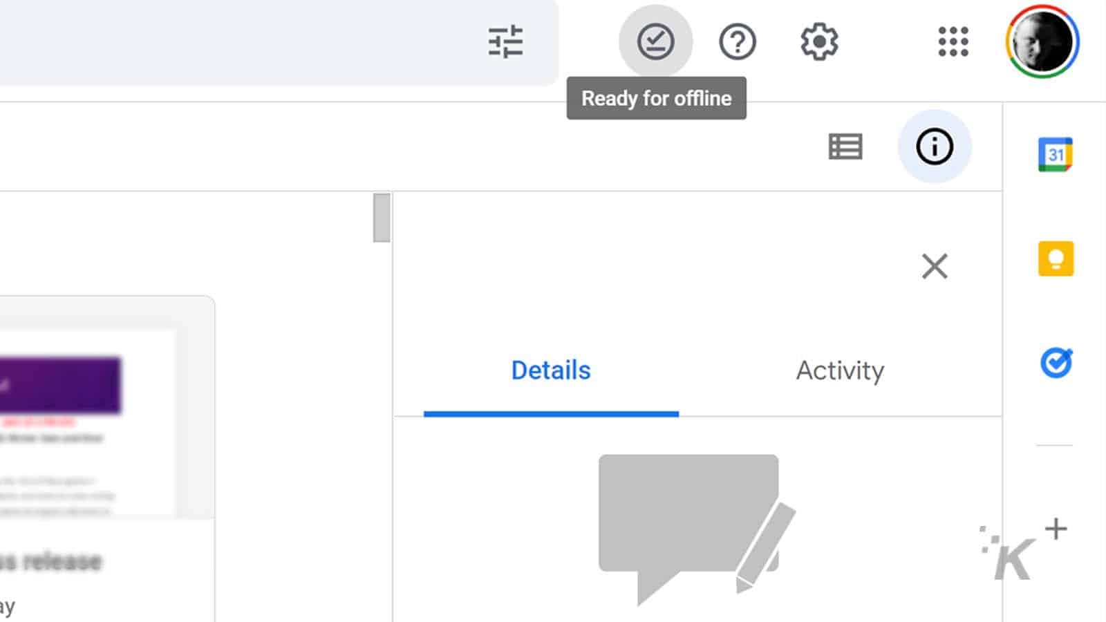 How to use Google Docs without an connection