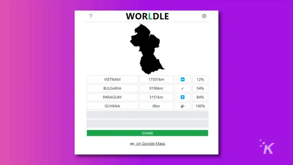 Worldle is the new guessing game that tests your geography knowledge
