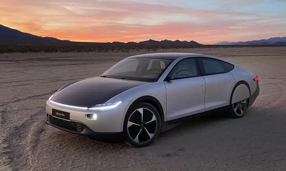 This car uses solar power and claims it's the "most efficient" EV ever