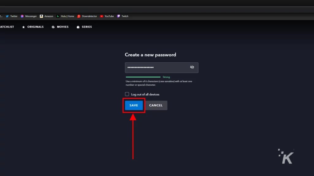 How to change your email and password on Disney+