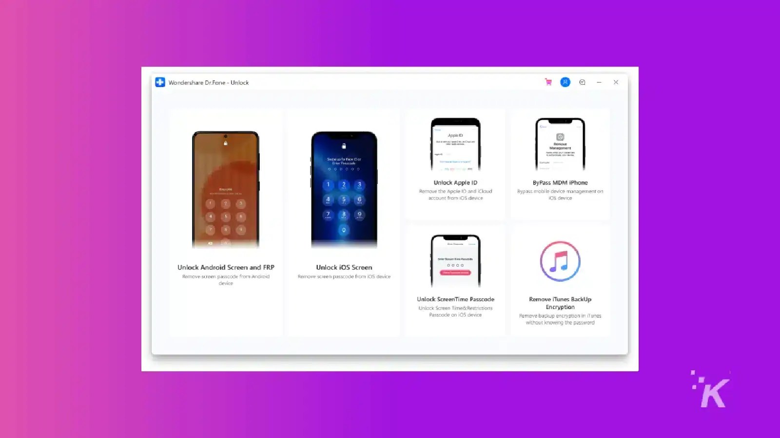 How to unlock your iPhone screen using Dr.Fone KnowTechie