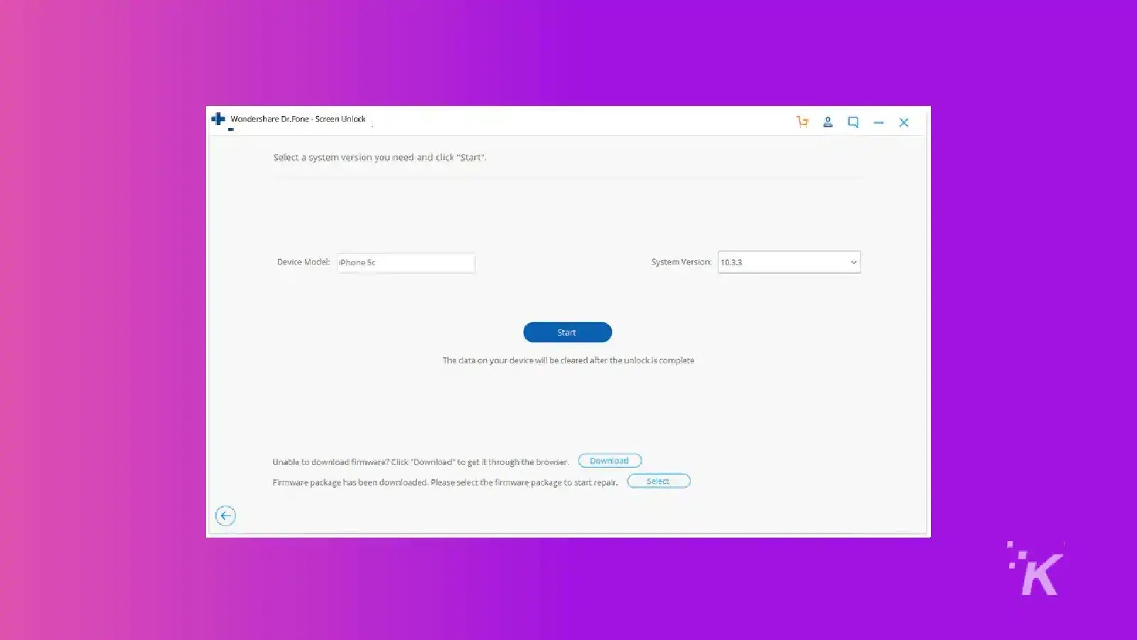 How to unlock your iPhone screen using Dr.Fone KnowTechie