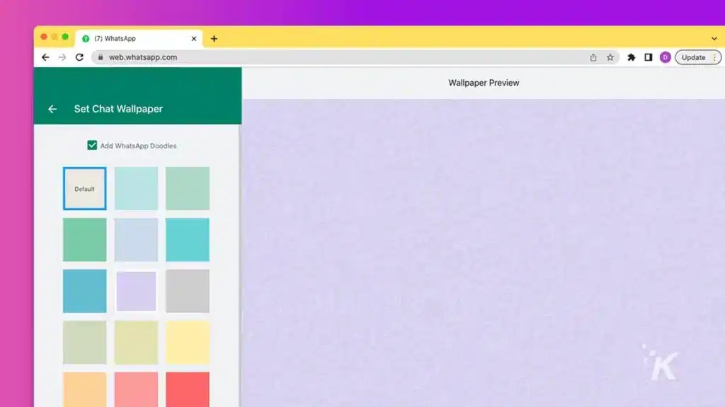 How to change your WhatsApp wallpaper KnowTechie