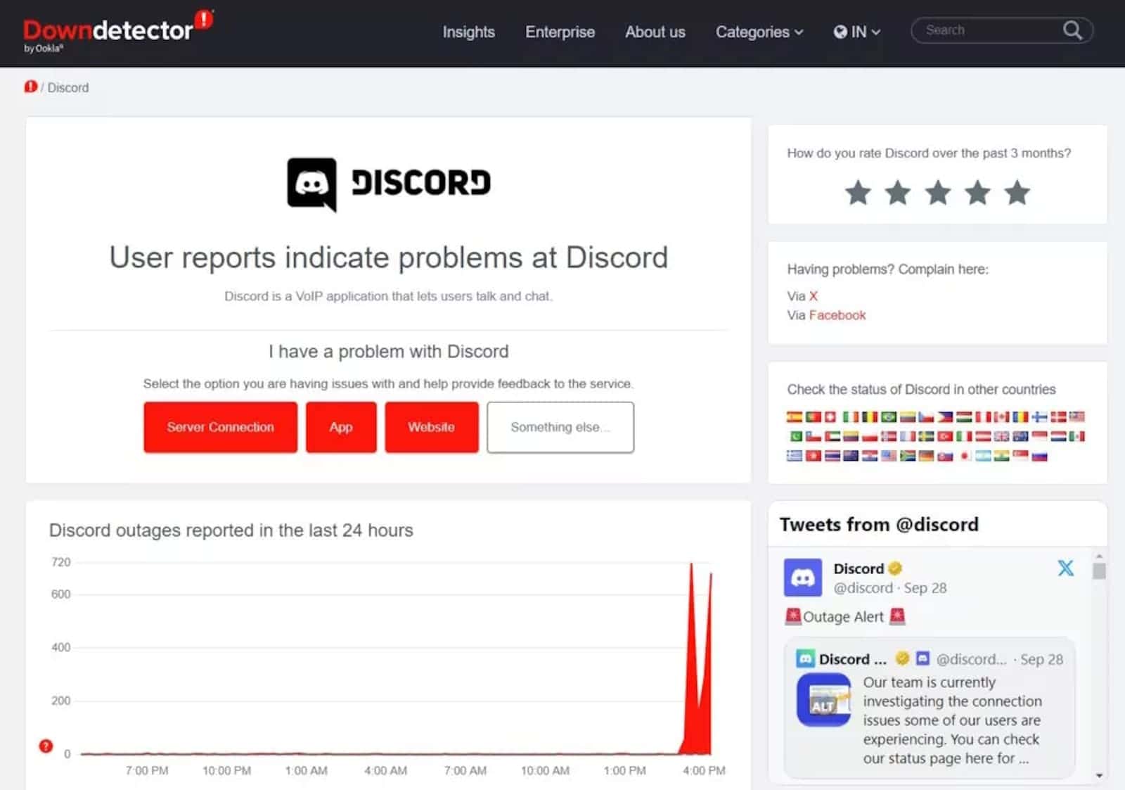Discord back online after “Blocked” message outage