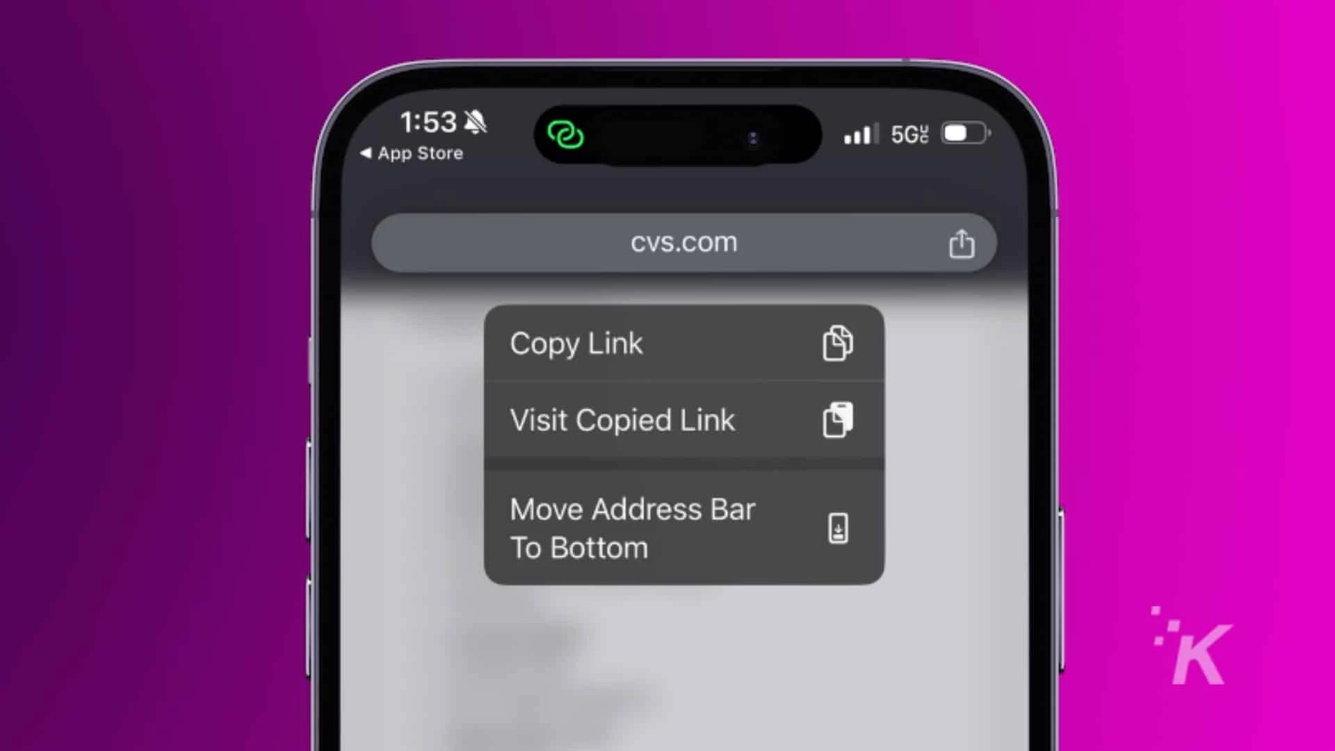 Google Chrome for iPhone now lets you move the URL bar