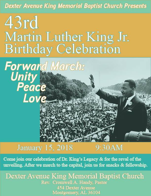 43rd Martin Luther King Jr. Birthday Celebration Know