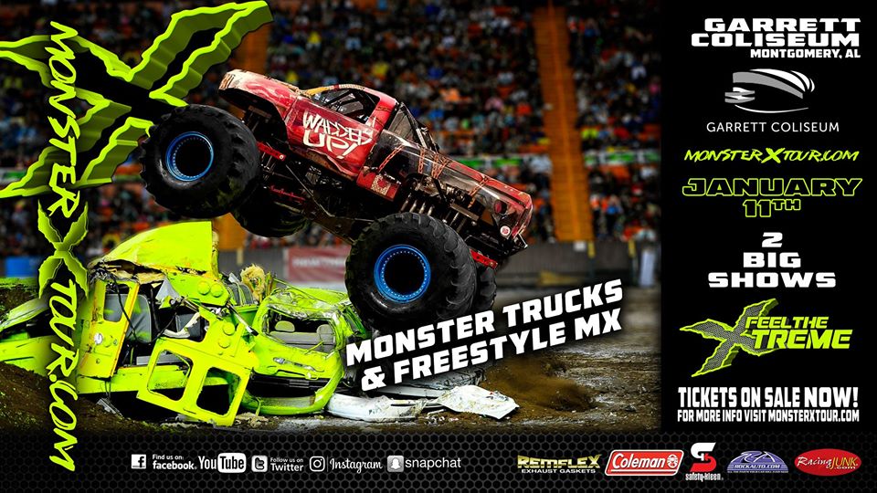 Calendrier Monster Jam 2023 Monster X Tour | Know The Community