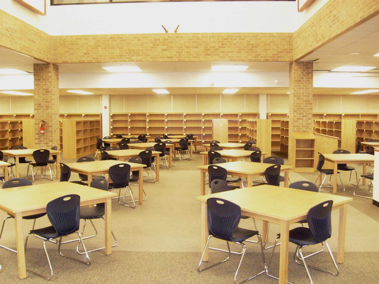 Clark High School Library KNRG Architecture