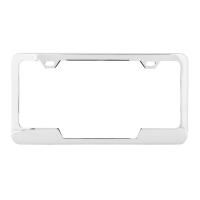Plain 2 Hole License Plate Frames with Center Cut | 60404