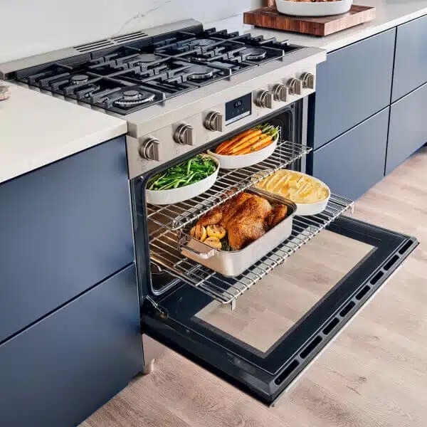 Bosch Dual Fuel Freestanding Range 36'' HDS8655U in Houston, TX K&N Sales