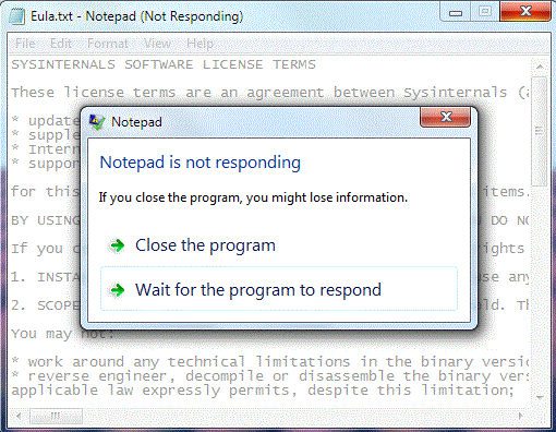 Some Office applications are not responding Office