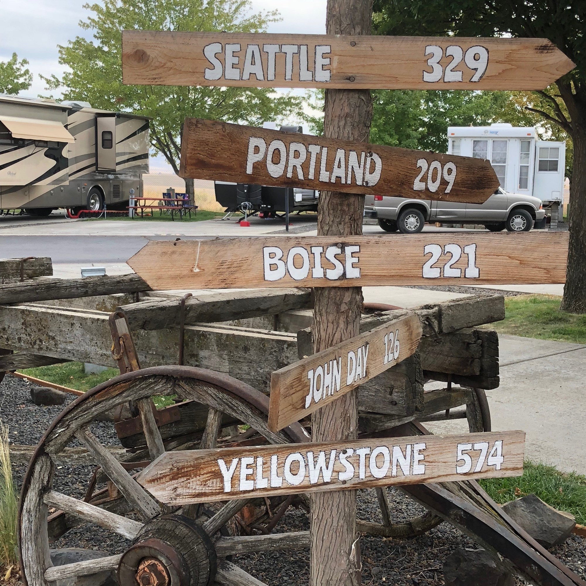 Pendleton, Oregon Campground Map Pendleton KOA Journey