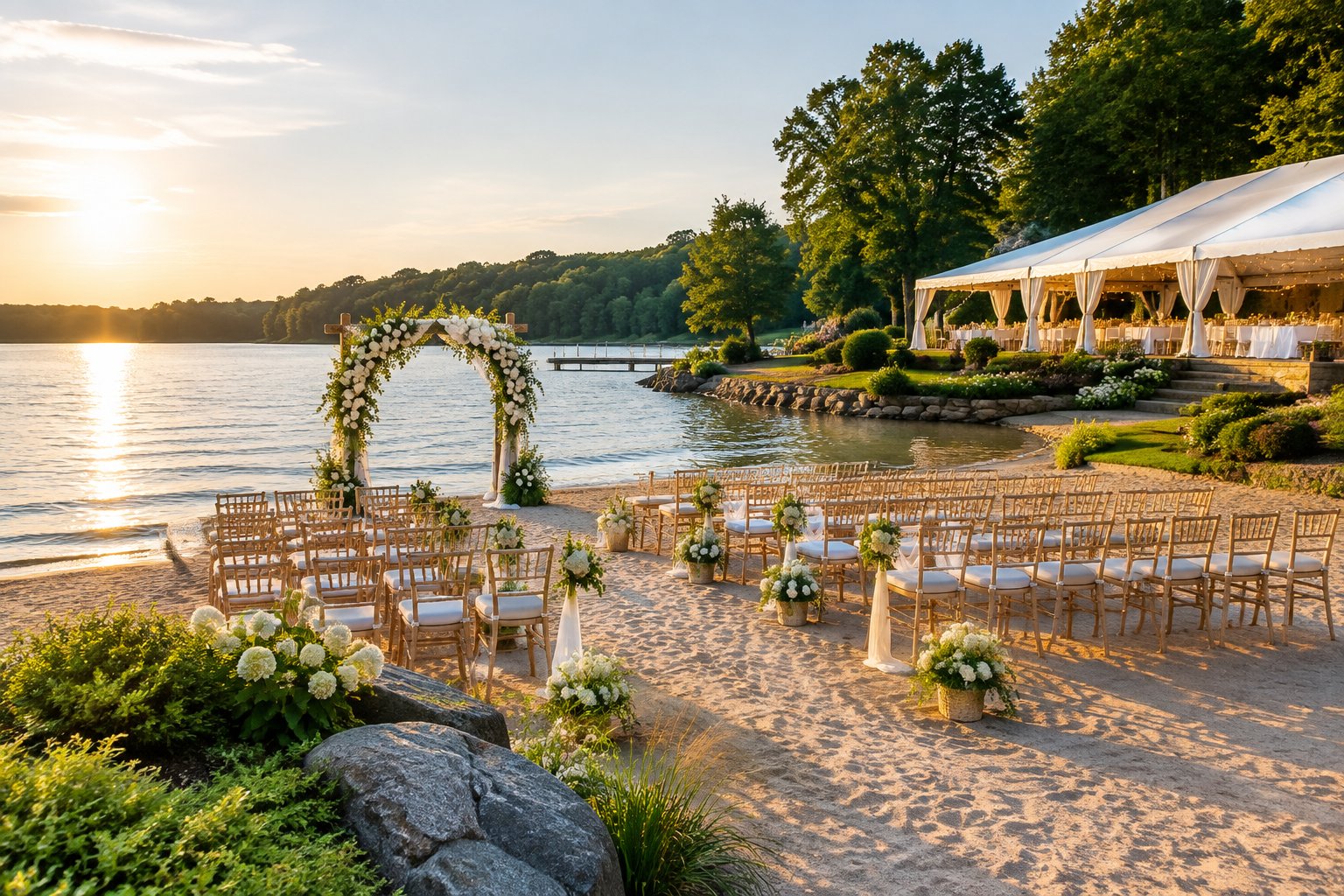 Beach Wedding Venues Quakertown: Lakeside Options Nearby