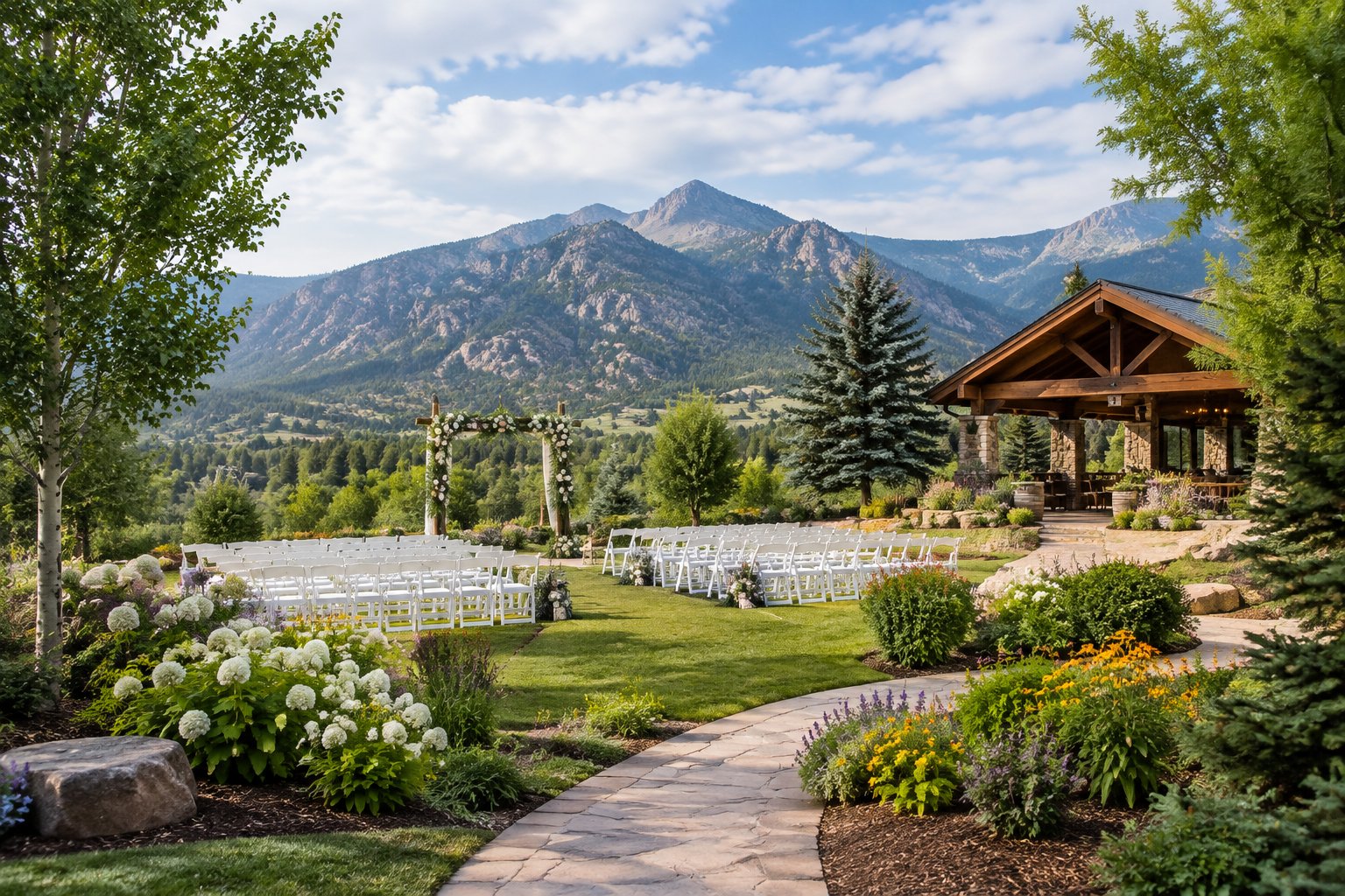 Garden Wedding Venues Estes Park Couples Will Love