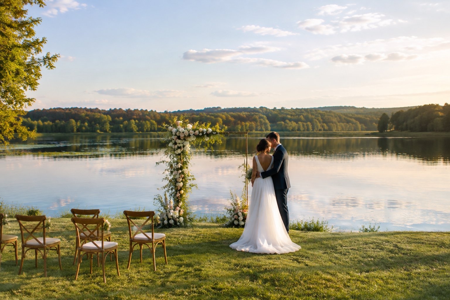 Lakeside Wedding Venues Without a Traditional Venue