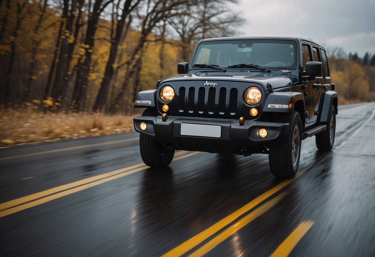 Why Should Jeep Drivers Towing a Trailer on Slippery Surfaces Avoid Abrupt Downshifts? Safety Insights You Need to Know