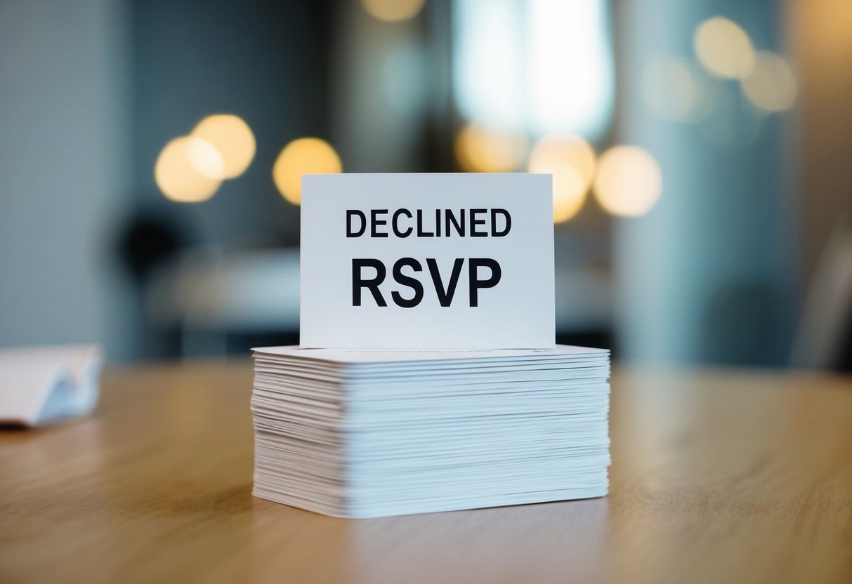 How Many No’s to Expect for a Wedding? Navigating RSVP Challenges