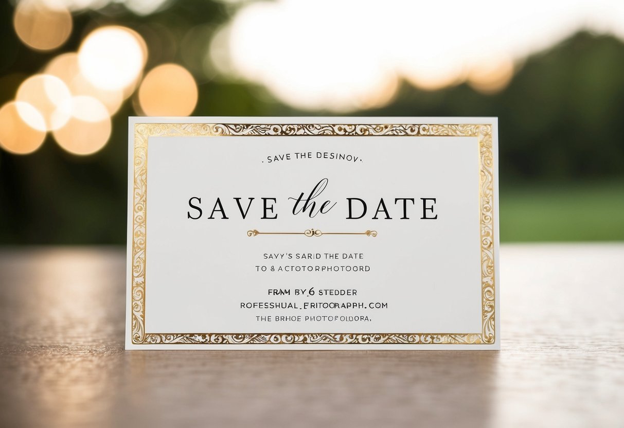 Does the Bride Name Go First on Save the Dates? A Guide to Wedding Etiquette