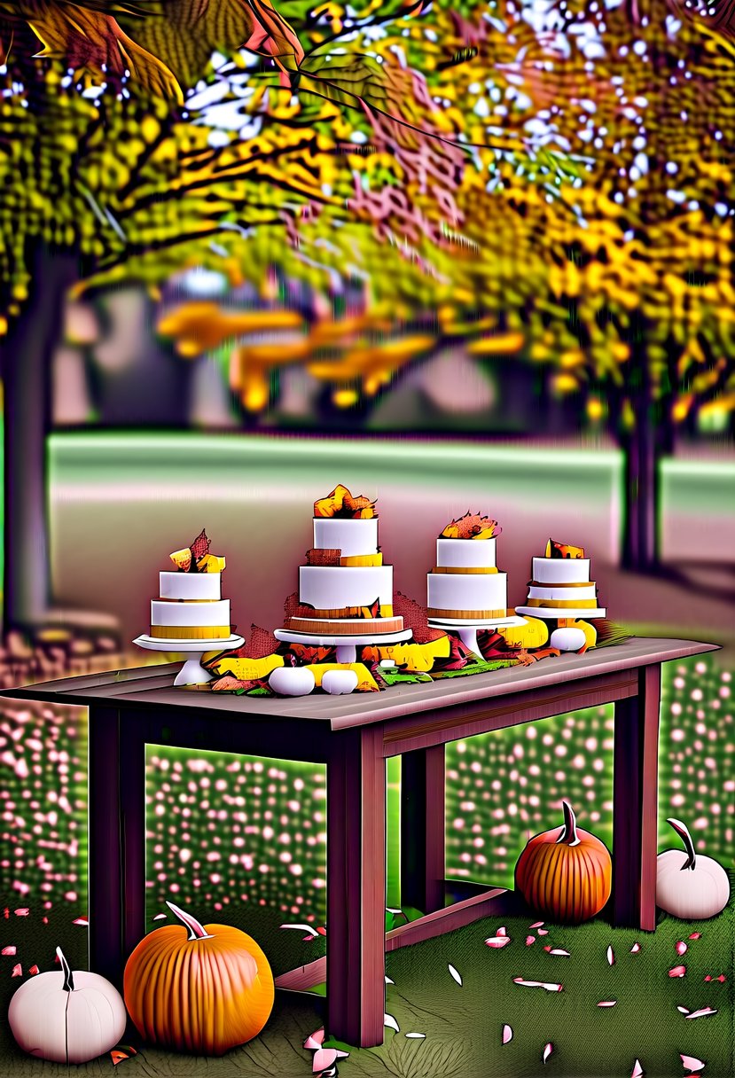 15 Fall Wedding Cakes Ideas to Celebrate Your Autumn Love