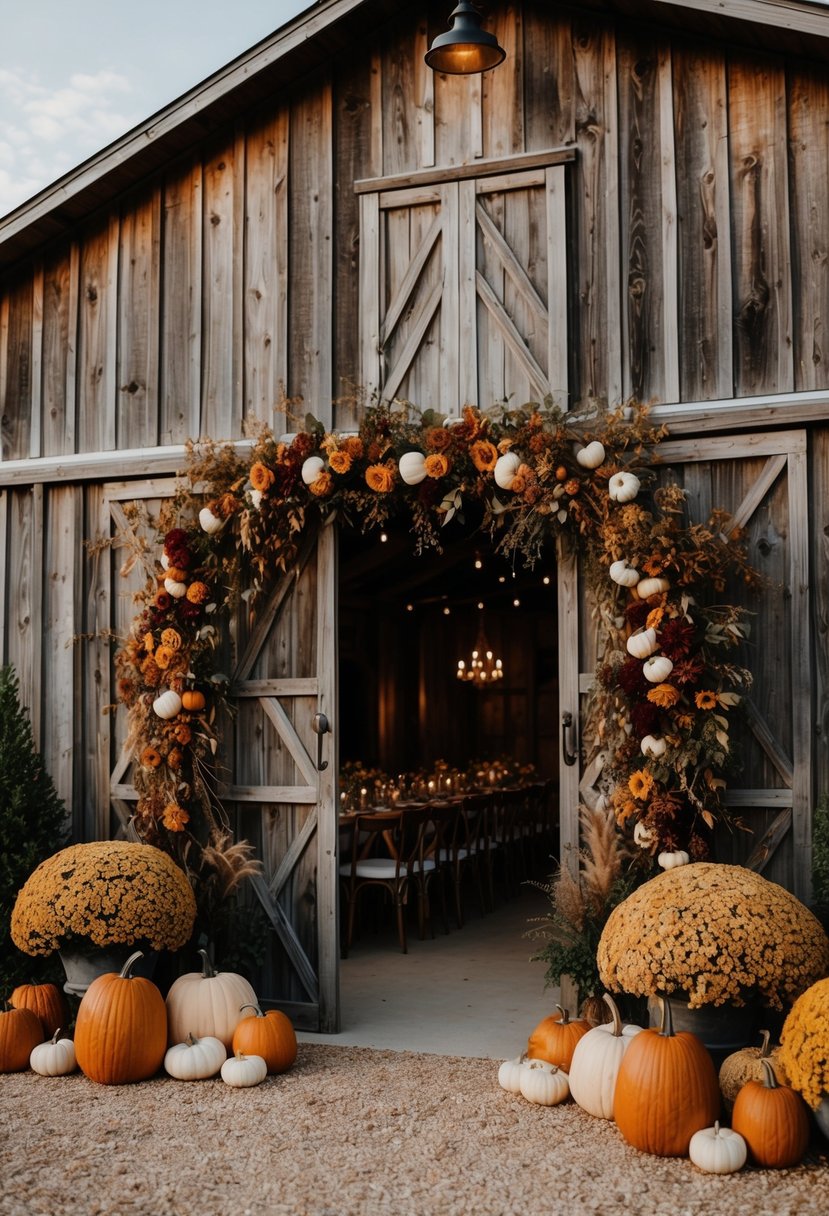 15 Fall Barn Wedding Ideas: Embrace Autumn’s Colorful Palette