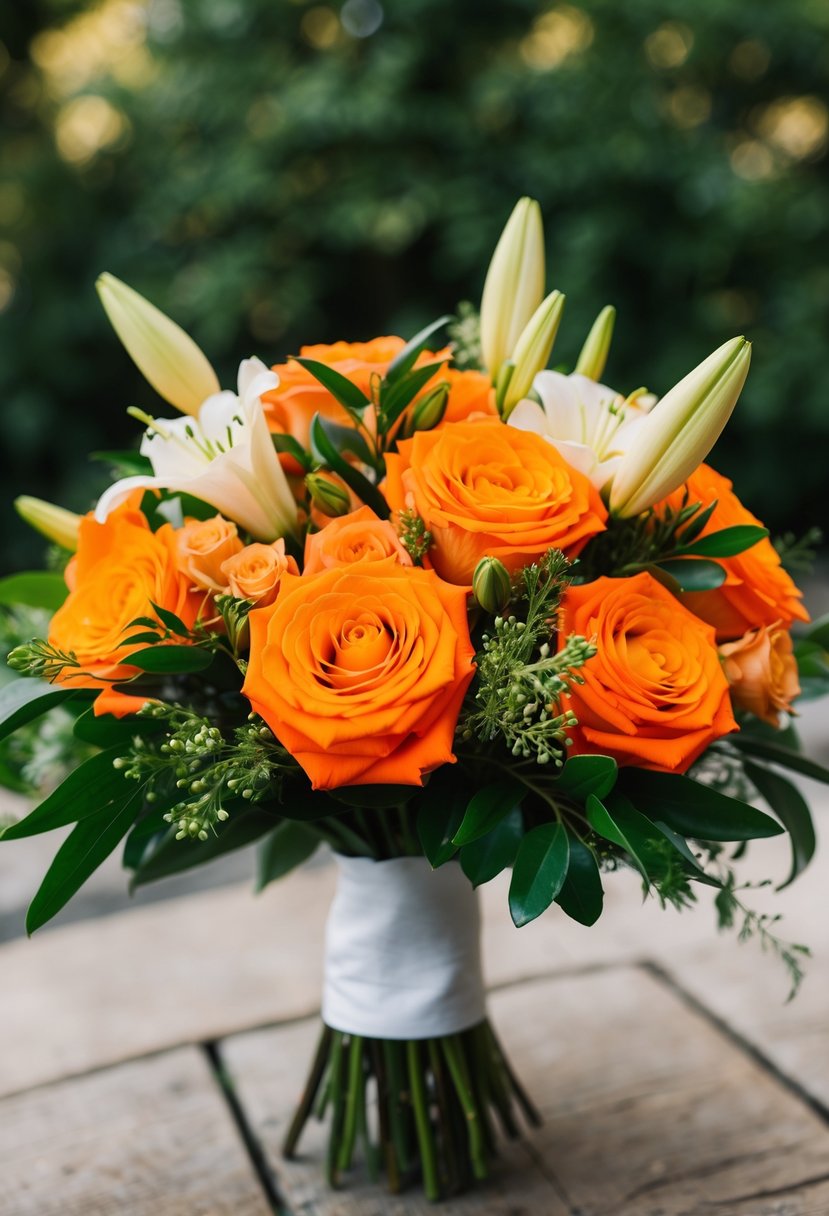 15 Orange Wedding Bouquet Ideas for Your Special Day