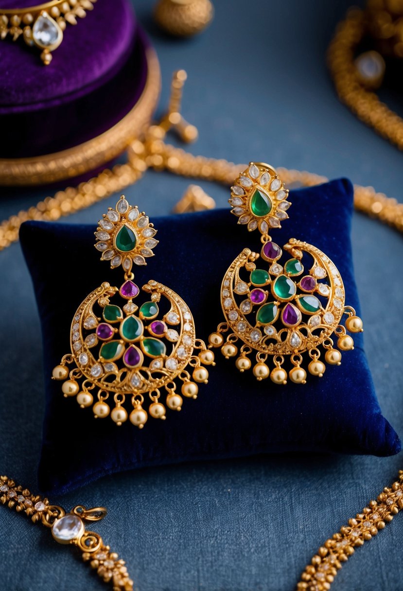 15 Indian Wedding Earrings Ideas to Dazzle Your Big Day