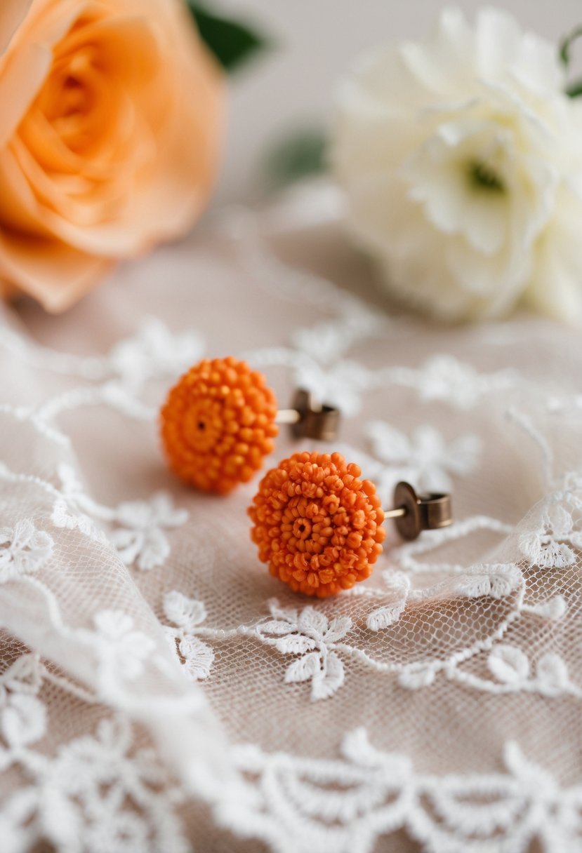 15 Orange Wedding Earrings Ideas for Your Perfect Day