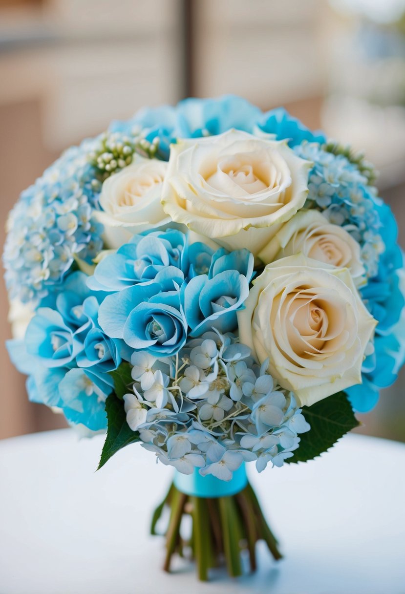 15 Light Blue Wedding Bouquet Ideas for Your Dream Day