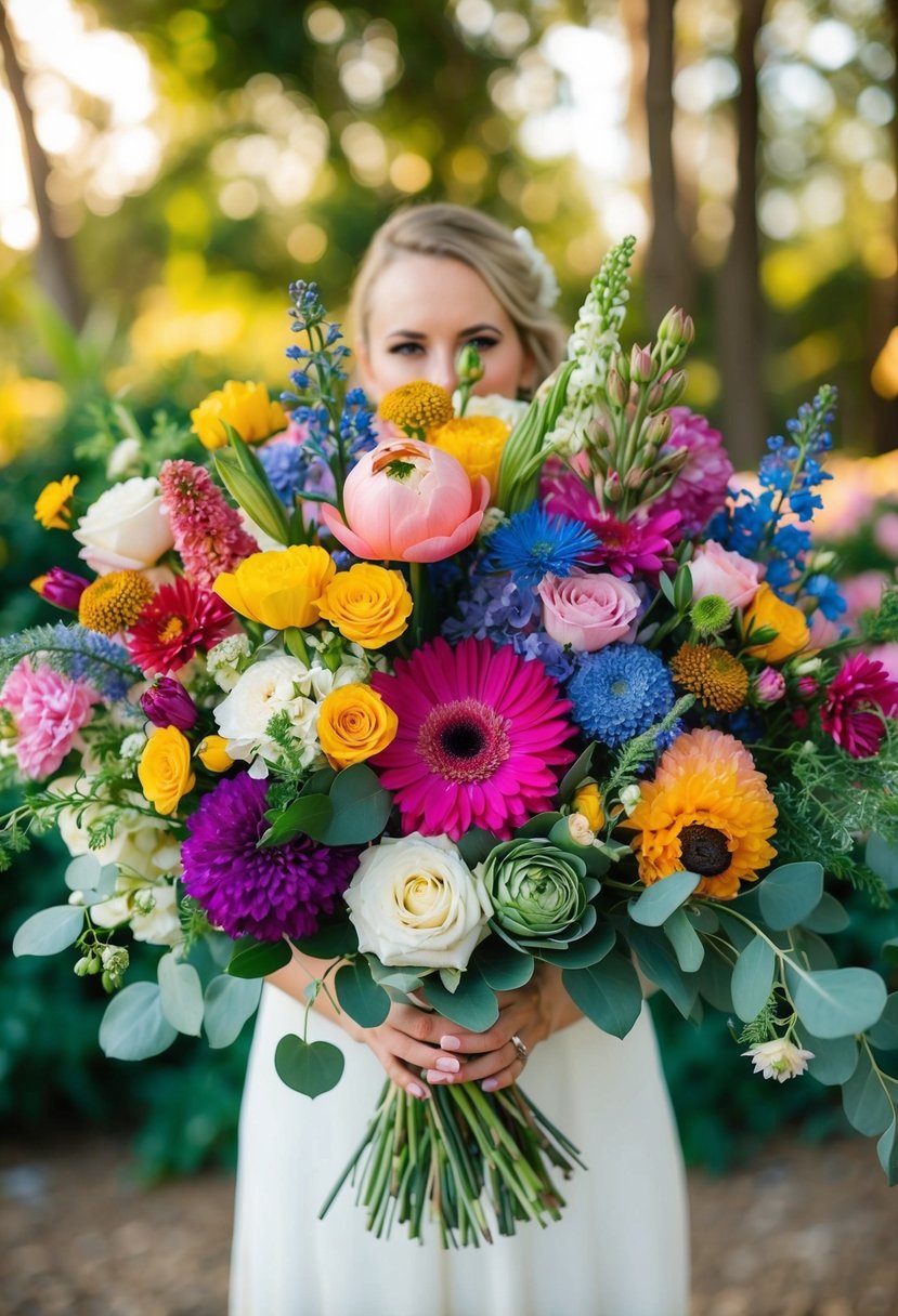 15 Colourful Wedding Bouquet Ideas to Brighten Your Big Day