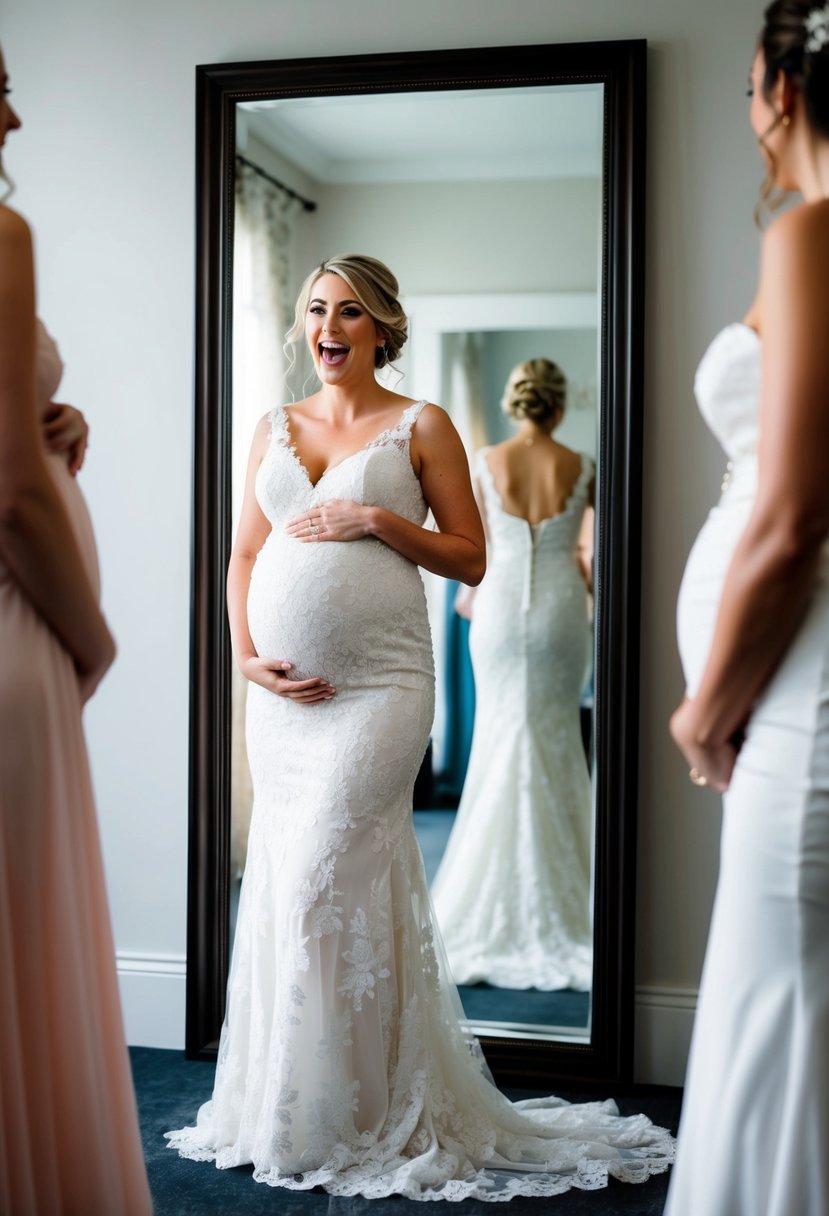 15 5 Months Pregnant Wedding Dress Ideas You’ll Love