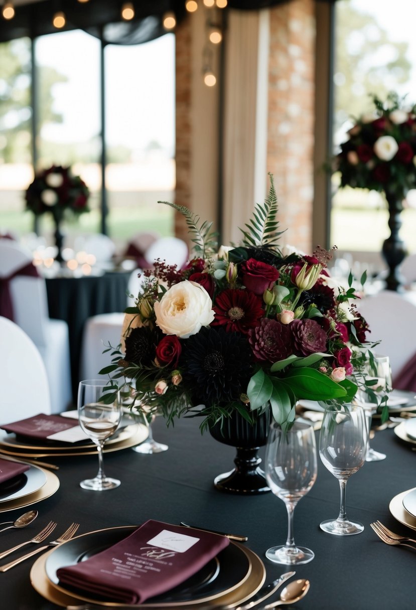 15 Black and Burgundy Wedding Color Ideas for a Stunning Celebration