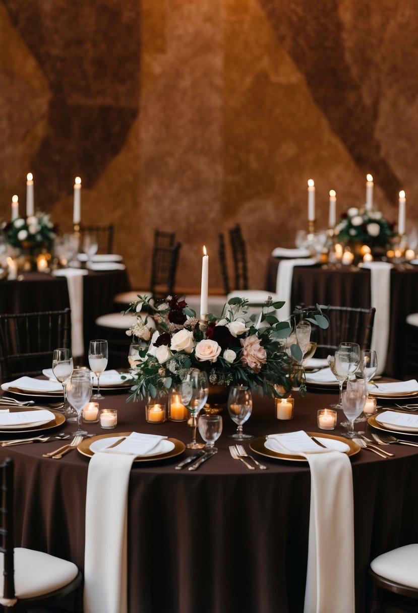 15 Dark Brown Wedding Color Ideas for a Rustic and Elegant Celebration