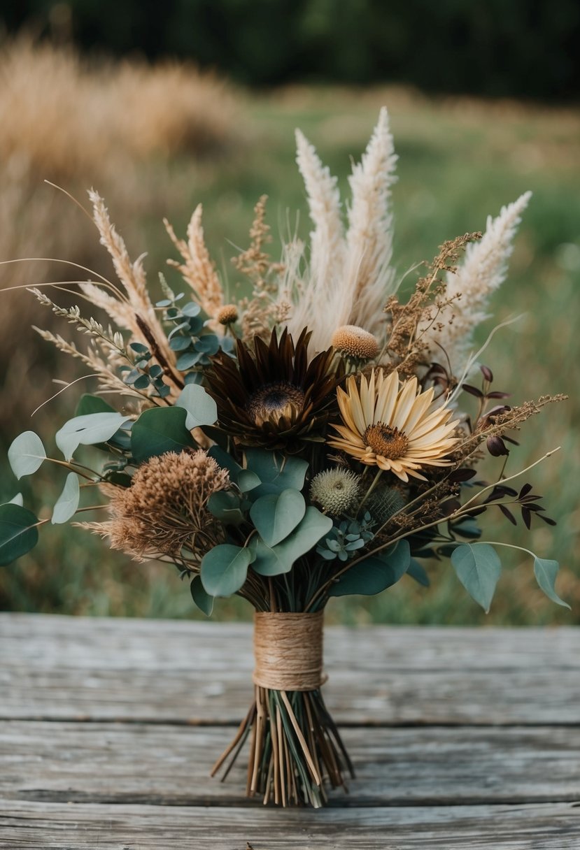 15 Earth Tones Wedding Bouquet Ideas for a Natural Touch