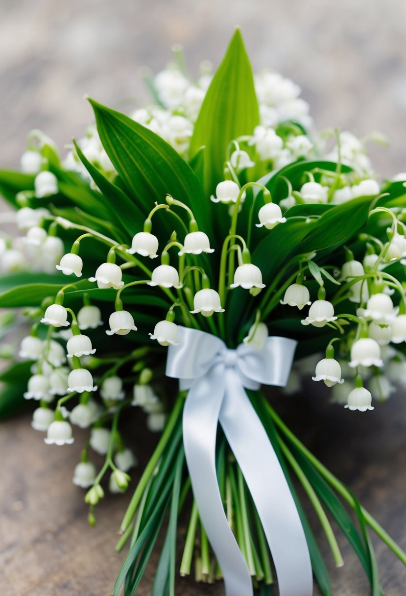 15 Lily of the Valley Wedding Bouquet Ideas for a Timeless Touch
