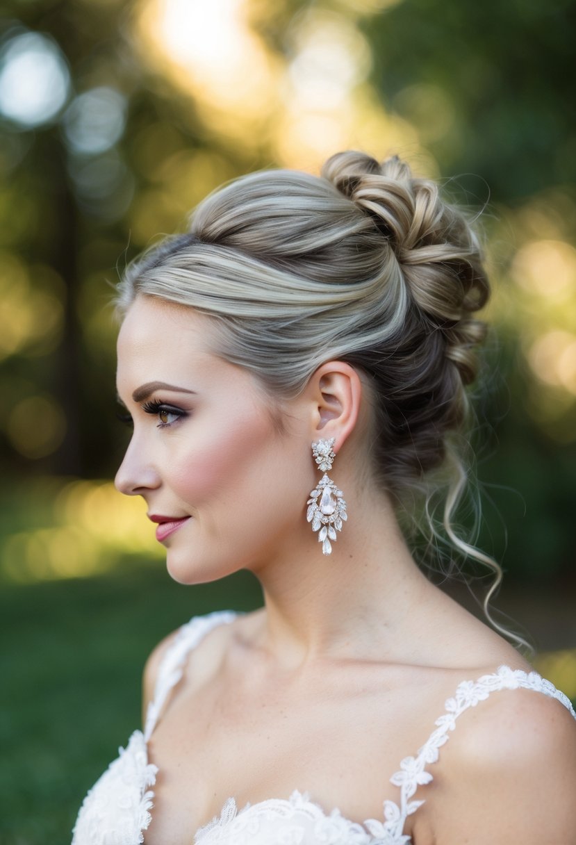 15 Hair-Up Wedding Earring Ideas to Elevate Your Bridal Look