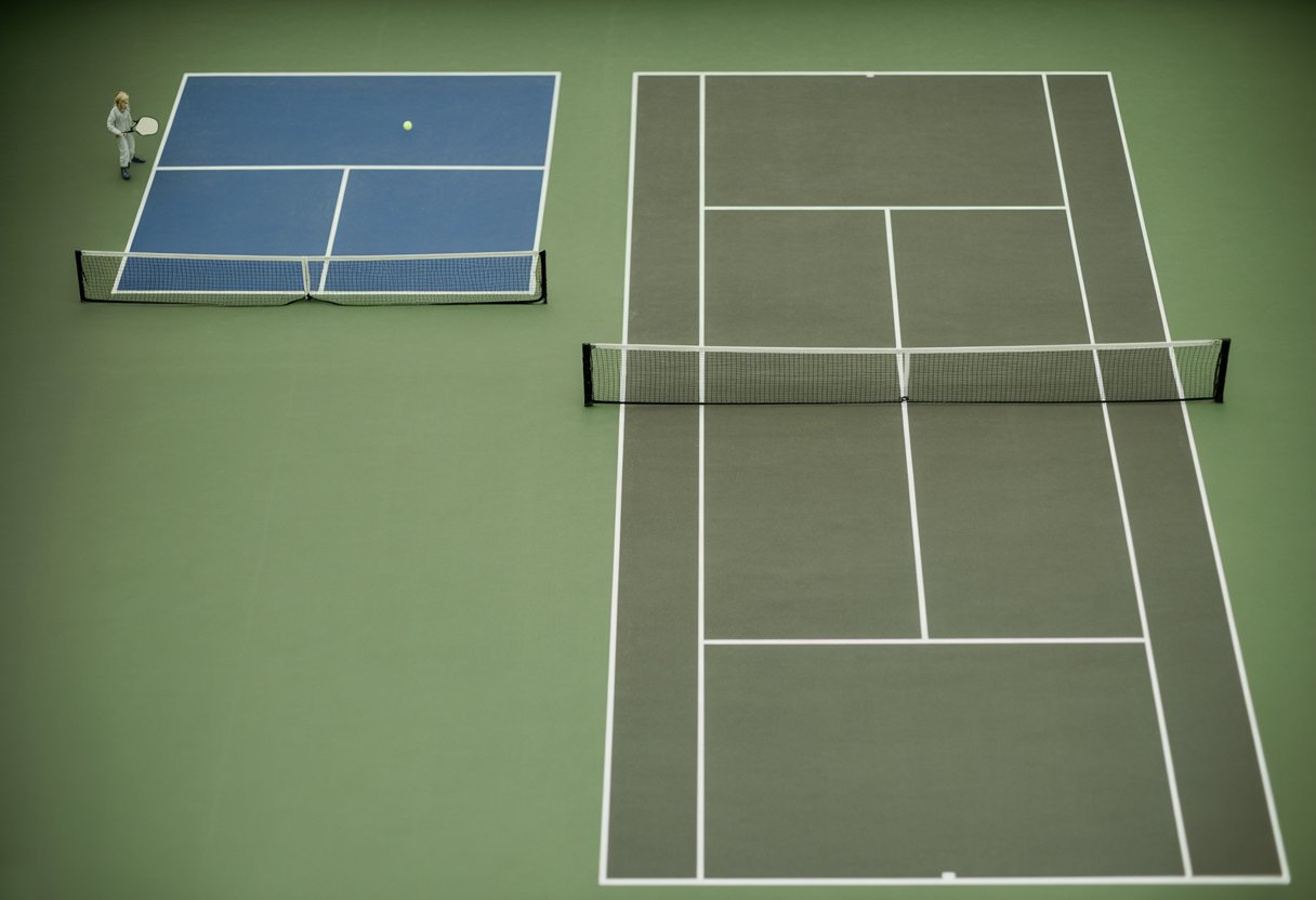 Pickleball Court v Tennis Court: Size Matters and So Does Your Paddle